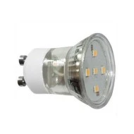 Λάμπα led SMD GU10 MR11 γυάλινη ισχύος 2W 230V δέσμης 105° 4000K ενδιάμεσο φως
