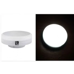 Λάμπα led πλαφονιέρα GX53 ισχύος 4W 230V δέσμης 160° 6200K λευκό ψυχρό φως 330Lumen