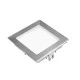 Led panel slim λευκό τετράγωνο χωνευτό ισχύος 12W 230V 4000K ενδιάμεσο φως δέσμης 120° 850lm