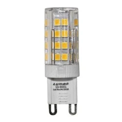 Λάμπα LED SMD G9 κεραμική 4W 230VAC δέσμης 360° 4000K ενδιάμεσο φως με διάφανο κάλυμμα Λάμπα LED SMD G9 κεραμική 4W 230VAC δέσμης 360° 4000K ενδιάμεσο φως με διάφανο κάλυμμα