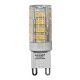 Λάμπα LED SMD G9 κεραμική 4W 230VAC δέσμης 360° 4000K ενδιάμεσο φως με διάφανο κάλυμμα