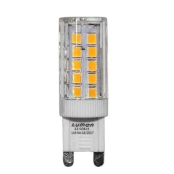 Λάμπα led smd κεραμική mat G9 4W 230VAC 4000k ενδιάμεσο λευκό φως δέσμης 300° 400lm ντιμαριζόμενη Λάμπα led smd κεραμική mat G9 4W 230VAC 4000k ενδιάμεσο λευκό φως δέσμης 300° 400lm ντιμαριζόμενη