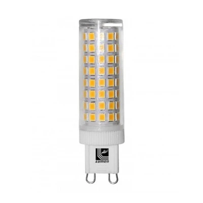 Λάμπα led SMD κεραμική G9 ισχύος 6W 230VAC δέσμης 360° 3000k θερμό φως με διάφανο κάλυμμα Λάμπα led SMD κεραμική G9 ισχύος 6W 230VAC δέσμης 360° 3000k θερμό φως με διάφανο κάλυμμα