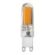 Λάμπα led κεραμική COB G9 ισχύος 2.5W 230VAC ντιμαριζόμενη δέσμης 360° 3000K θερμό φως Λάμπα led κεραμική COB G9 ισχύος 2.5W 230VAC ντιμαριζόμενη δέσμης 360° 3000K θερμό φως