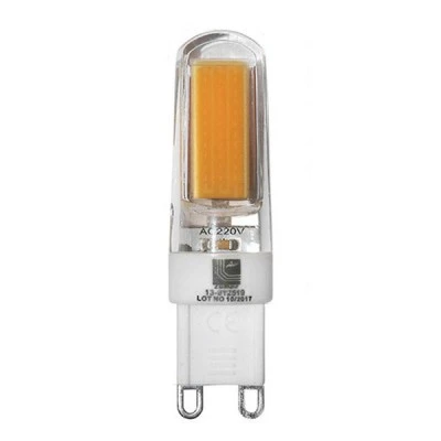 Λάμπα led κεραμική COB G9 ισχύος 2.5W 230VAC ντιμαριζόμενη δέσμης 360° 4000K ενδιάμεσο φως