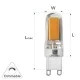 Λάμπα led κεραμική COB G9 ισχύος 2.5W 230VAC ντιμαριζόμενη δέσμης 360° 4000K ενδιάμεσο φως