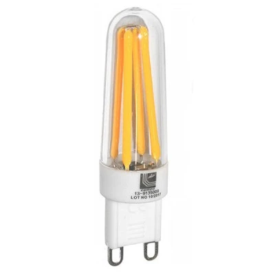 Λάμπα led κεραμική COG G9 3.5W 230VAC ντιμαριζόμενη δέσμης 360° 3000K θερμό φως διάφανη Λάμπα led κεραμική COG G9 3.5W 230VAC ντιμαριζόμενη δέσμης 360° 3000K θερμό φως διάφανη