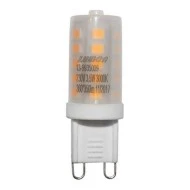Λάμπα led SMD G9 κεραμική 3.5W 230VAC ντιμαριζόμενη σε 3 επίπεδα δέσμης 360° 3000K θερμό φως