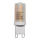 Λάμπα led SMD G9 κεραμική 3.5W 230VAC ντιμαριζόμενη σε 3 επίπεδα δέσμης 360° 3000K θερμό φως