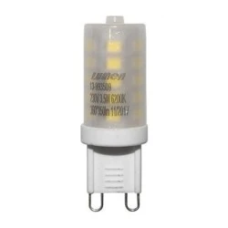 Λάμπα led SMD κεραμική G9 3.5W 230VAC ντιμαριζόμενη 3 επίπεδων δέσμης 360° 6000K λευκό ψυχρό φως