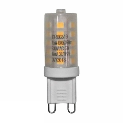 Λάμπα led G9 κεραμική 3.5W 230V ντιμαριζόμενη δέσμης 360° 4000k ενδιάμεσο φως 320 lumen
