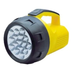 Φακός FL-16LED CAMELION υψηλής φωτεινότητας αδιάβροχος με πλαστικό κέλυφος σε κίτρινο χρώμα