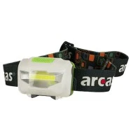 Φακός κεφαλής ARC-3W-HEADLIGHT ARCAS LED 120 Lm 3W με 4 λειτουργίες και λαστιχένιο λουράκι