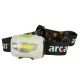 Φακός κεφαλής ARC-3W-HEADLIGHT ARCAS LED 120 Lm 3W με 4 λειτουργίες και λαστιχένιο λουράκι