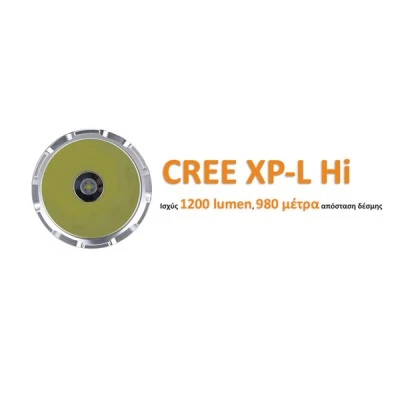 Φακός LED υψηλής φωτεινότητας 1200lm Fitorch με 4 επίπεδα φωτισμού, strobe και SOS Φακός LED υψηλής φωτεινότητας 1200lm Fitorch με 4 επίπεδα φωτισμού, strobe και SOS