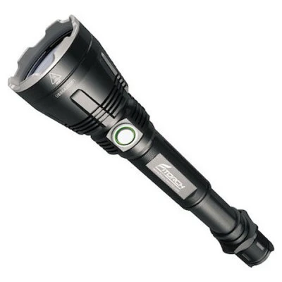 Φακός LED 1350lm με 4 επίπεδα φωτισμού/strobe/SOS με εμβλέλεια έως 1000m από ανοδιωμένο αλουμίνιο