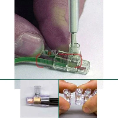 Κλέμμα τερματισμού καλωδίων διαφανής 10mm Ζ10-1