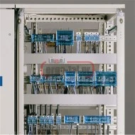 Διακλαδωτήρας - BLOCK διανομής-ράγας PL 407 4Χ63Α 65x85x50mm