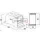 Διακλαδωτήρας ράγας ΧΚ2-70/8 είσοδος 70mm - έξοδοι 8 Χ 10mm 192AMPER