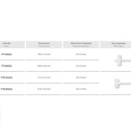 Δεματικά 100x2.5 λευκά arnocanali FT10025 με ετικέτα σήμανσης