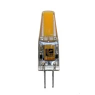 Λάμπα led G4 COB σιλικόνης ισχύος 2W 12VAC/DC 6200k λευκό ψυχρό φως δέσμης 360° 200lm