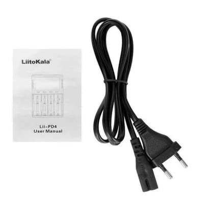 Φορτιστής LIITOKALA LII-PD4 για μπαταρίες τύπου NiMH/CD Li-Ion IMR 4 θέσεων με οθόνη