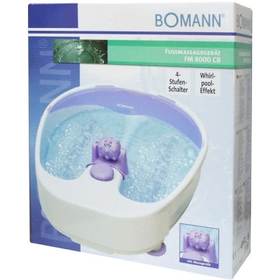 Συσκευή μασάζ ποδιών BOMANN FM 8000 90W με αντιολισθητική επένδυση στη βάση & θερμαινόμενο υποπόδιο