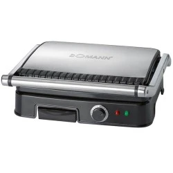 Ηλεκτρική γκριλιέρα BOMANN KG 2242 2000W με μεγάλες αντικολλητικές πλάκες και θερμομονωτική λαβή