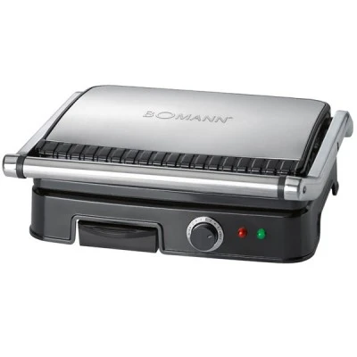 Ηλεκτρική γκριλιέρα BOMANN KG 2242 2000W με μεγάλες αντικολλητικές πλάκες και θερμομονωτική λαβή Ηλεκτρική γκριλιέρα BOMANN KG 2242 2000W με μεγάλες αντικολλητικές πλάκες και θερμομονωτική λαβή