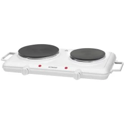 Επιτραπέζια ηλεκτρική εστία διπλή BOMANN DKP 5028 2500W 230V με 2 θερμοστάτες συνεχούς ρύθμισης
