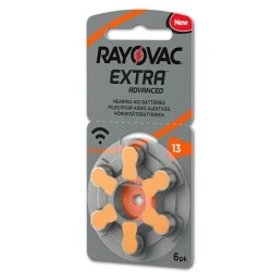 Μπαταρίες ακουστικών βαρηκοΐας Rayovac extra mercury free 1,45V τεχνολογίας MERCURY FREE