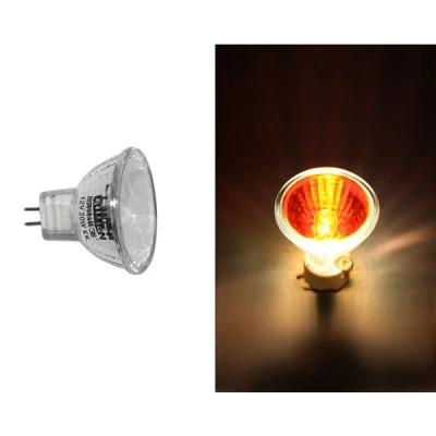 Λάμπα DICHROIC PAR11 κλειστή ισχύος 20W 12V κόκκινο φως Φ35mm δέσμη 38° και διάρκεια 2000h Λάμπα DICHROIC PAR11 κλειστή ισχύος 20W 12V κόκκινο φως Φ35mm δέσμη 38° και διάρκεια 2000h
