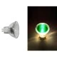 Λάμπα DICHROIC PAR11 ισχύος 20W 12V πράσινο φως Φ35mm κλειστή δέσμης 38° και διάρκεια 2000h