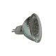 Λάμπα led PAR16 ισχύος 1.4W 12VAC/DC δέσμης 30° ψυχρό λευκό φως με γυάλινο σώμα και κάλυμμα