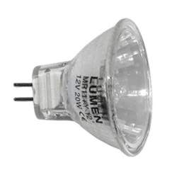 Λάμπα DICHROIC PAR16 20W 12V λευκό φως δέσμης 38° κλειστή Φ50mm διάρκεια 2000h