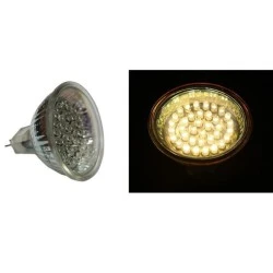 Λάμπα led PAR16 ισχύος 1.9W 12V δέσμης 30° θερμό λευκό φως 72lm με γυάλινο σώμα και κάλυμμα