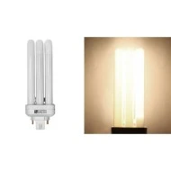 Λάμπα οικονομίας με PL βάση G24q3 4pin 32W(απόδοση 160W) 230V 2700k (827) θερμό φως 1950lm