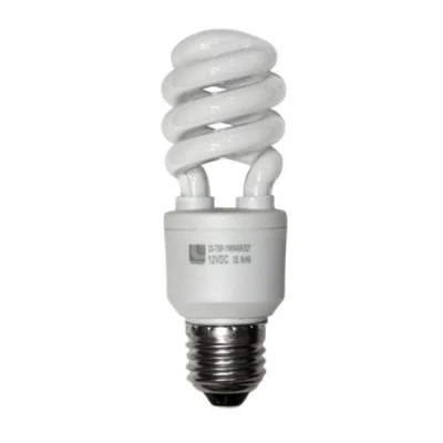 Λάμπα οικονομίας σπιράλ Ε27 11W(απόδοση 55W) 24VDC 2700K θερμό φως 631lm διάρκεια 8000h Λάμπα οικονομίας σπιράλ Ε27 11W(απόδοση 55W) 24VDC 2700K θερμό φως 631lm διάρκεια 8000h