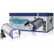 Inverter - μετατροπέας HQ HQ-INV150WU-24 150W 24V-230V USB τροποποιημένου ημιτόνου