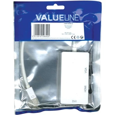 Αντάπτορας VLMP 37465 W0.20 Mini DisplayPort σε DVI VGA και HDMI