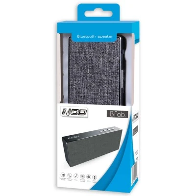 Φορητό bluetooth ηχείο αλουμινίου NOD B.FAB 2x5W με επαναφορτιζόμενη μπαταρία λιθίου 1200mAh