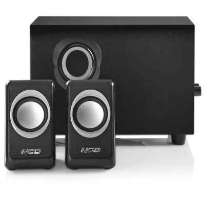 Στερεοφωνικά ηχεία NOD Cyclops 2.1, 2x3W & 1x5W με ενδεικτική LED λυχνία λειτουργίας