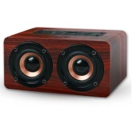 Ξύλινο φορητό bluetooth ηχείο NOD CONCERTO 2 x 5W με εμβέλεια σύνδεσης έως 10m και διακόπτη On/Off
