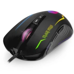 Ενσύρματο RGB Gaming ποντίκι NOD IRON με ανάλυση έως 3200DPI με πλήκτρο επιλογής μοτίβου φωτισμού