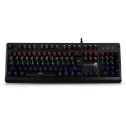 Ενσύρματο μηχανικό gaming πληκτρολόγιο NOD IRON STRIKE με backlight RGB LED φωτισμό 6 χρωμάτων