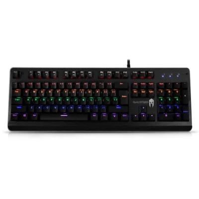 Ενσύρματο μηχανικό gaming πληκτρολόγιο NOD IRON STRIKE με backlight RGB LED φωτισμό 6 χρωμάτων