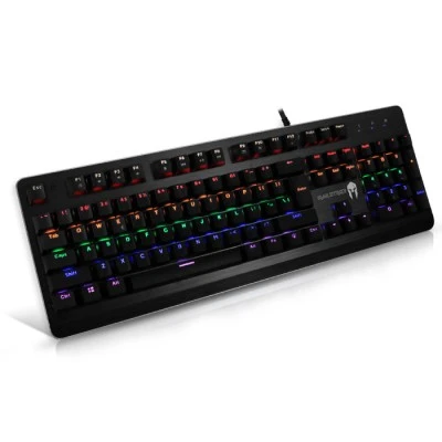 Ενσύρματο μηχανικό gaming πληκτρολόγιο NOD IRON STRIKE με backlight RGB LED φωτισμό 6 χρωμάτων