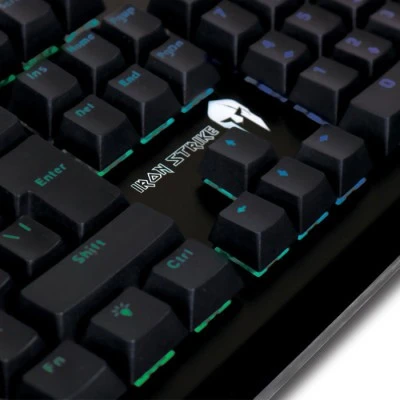 Ενσύρματο μηχανικό gaming πληκτρολόγιο NOD IRON STRIKE με backlight RGB LED φωτισμό 6 χρωμάτων