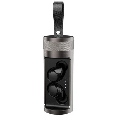 Ακουστικά NOD SOUNDTUBE με αλουμινένια θήκη φόρτισης Bluetooth TWS με εμβέλεια σύνδεσης έως & 10m