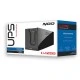 UPS Line interactive NOD U-1200VA με ενδείξεις χαμηλής μπαταρίας LED και 4 πρίζες σούκο